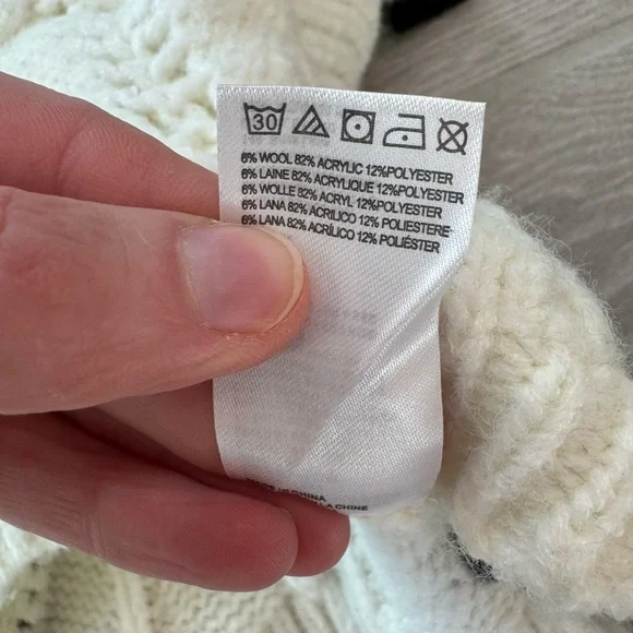 MAEVE ANTHROPOLOGIE Bow Ribbon Tie Sweater Vest in Ivory One Size NWT - Picture 8 of 9